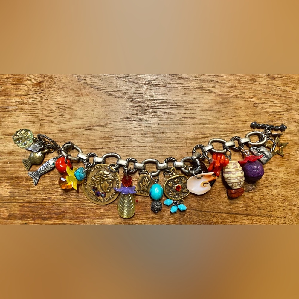 Chico's Jewelry | Chico's Charm Bracelet | Color: Gold/Silver | Size: Os